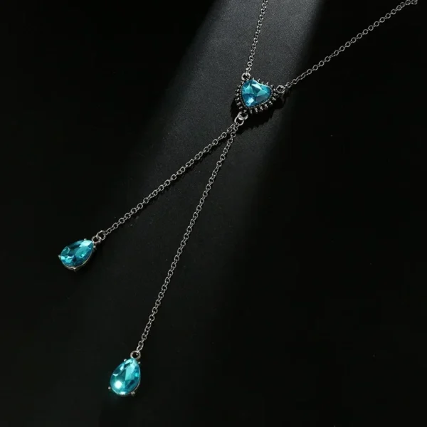 Delysia King tempérament géométrique bleu cristal – Image 3