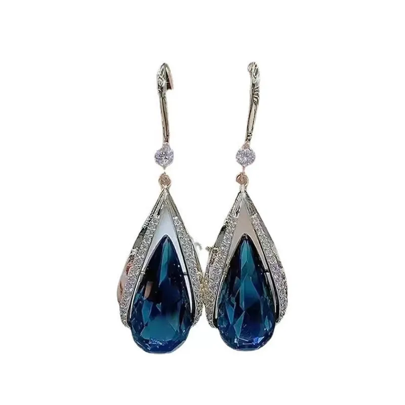 boucle d'oreille en pierre de boheme